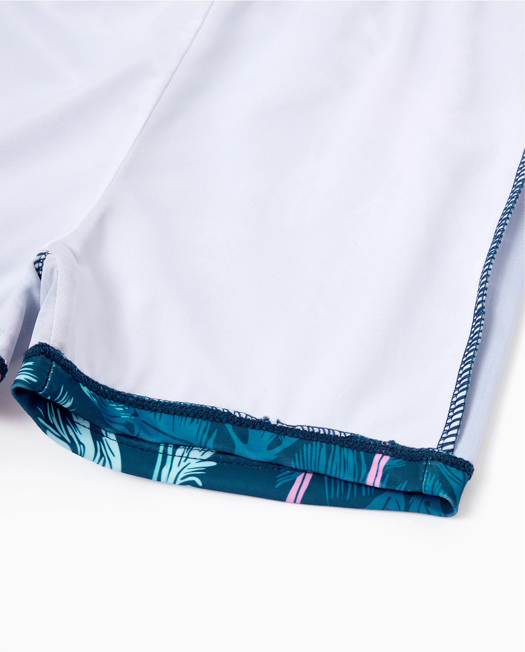 Trajes de baño para papá e hijo con estampado tropical de palmeras, conjunto de bañadores para papá e hijo, ropa de playa para vacaciones Turquesa
