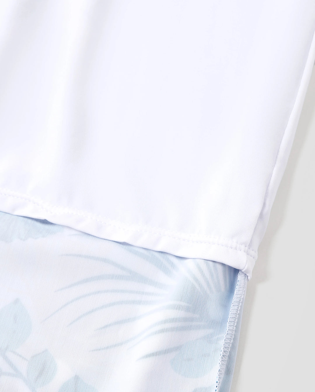 Daddy & Son Drawstring Swim Trunks or Cut Out Lace UP Back One-Piece Swimsuit BLUEWHITE