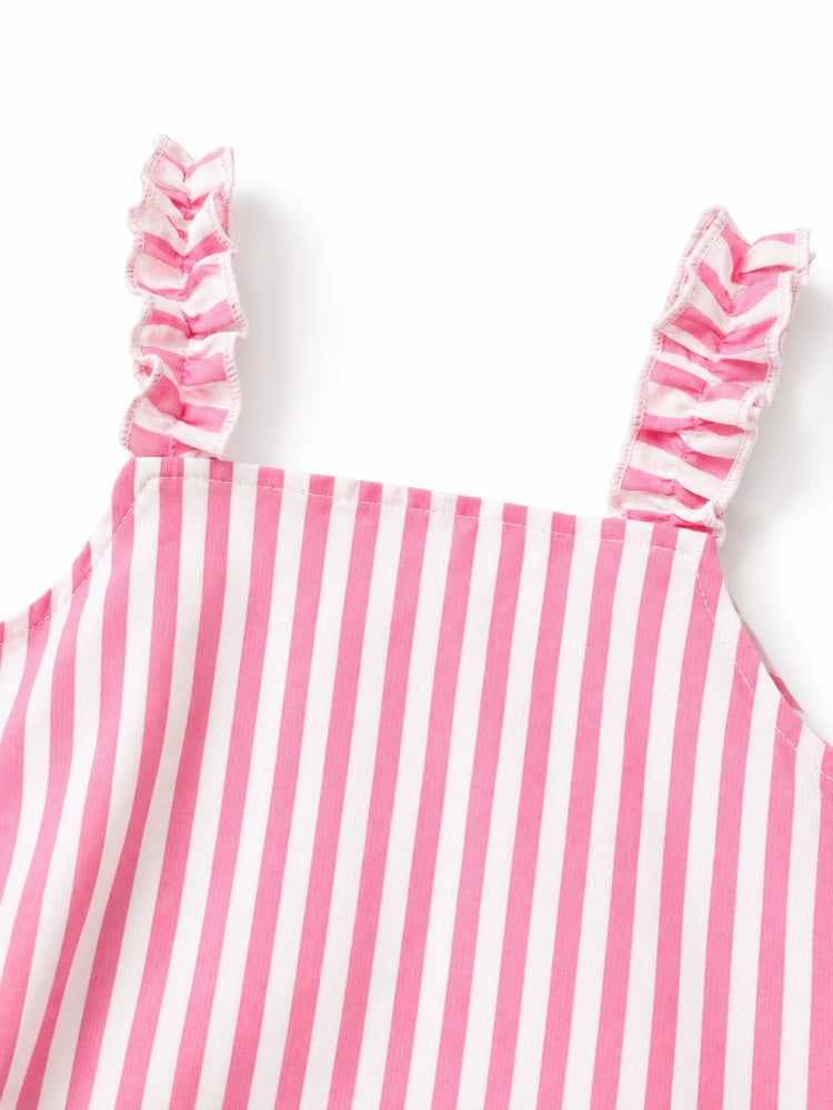 Fresh Market Baby Girl Tulip Ruffle Top & Shorts Set Pink