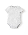 Barboteuse décontractée en bambou pour bébé garçon/fille, grise