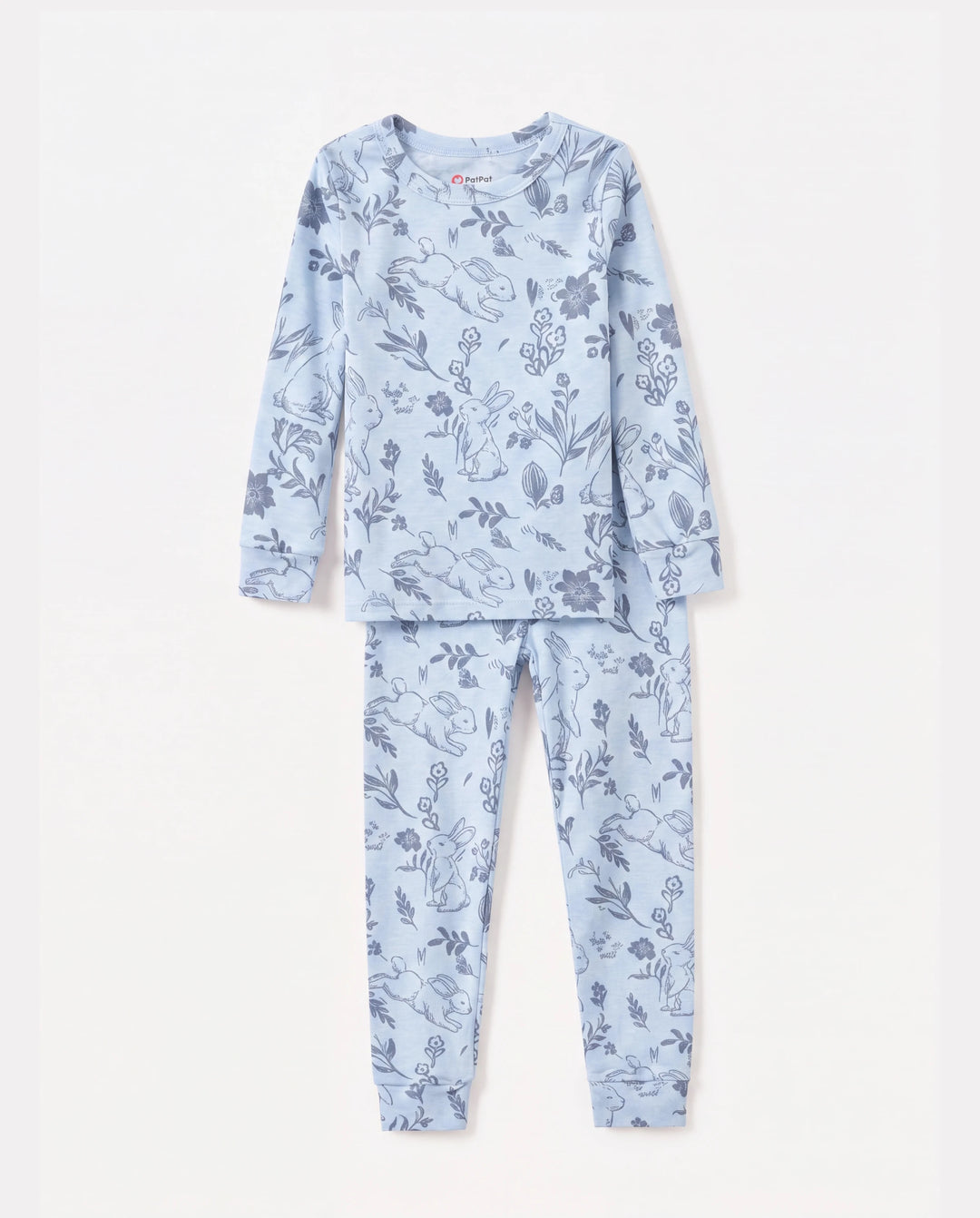 Kleinkind / Kinder 2-teiliger Pyjama mit Animal-Print ( eng anliegend ) blau