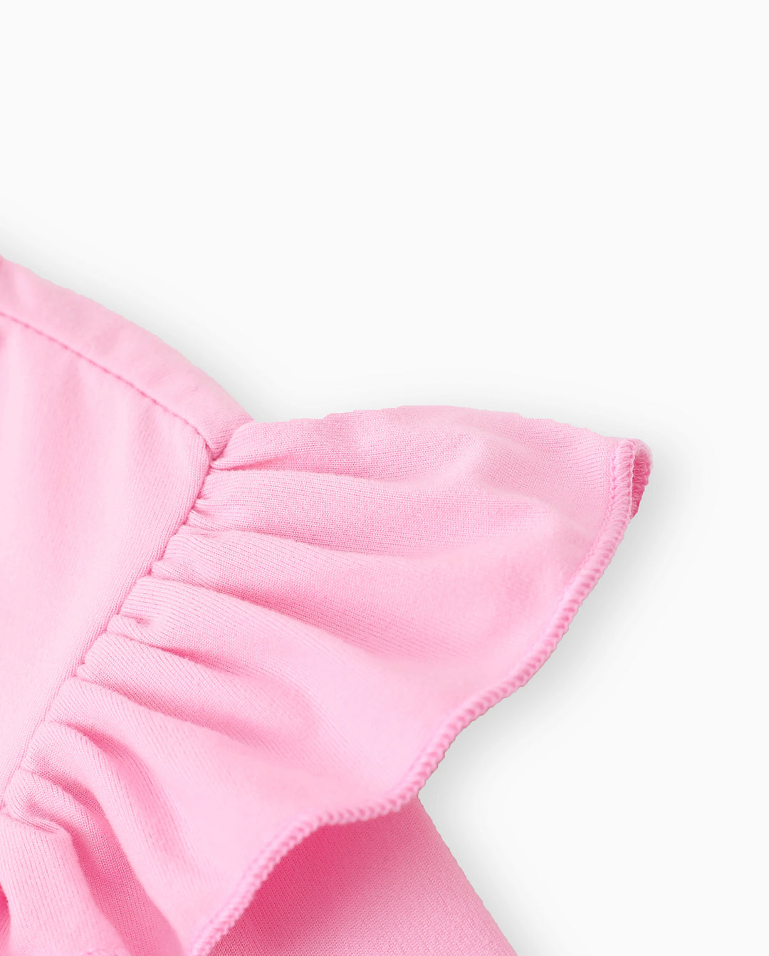 Ensemble 2 pièces pour fille avec t-shirt à manches longues et volants avec nœud papillon et pantalon imprimé floral rose