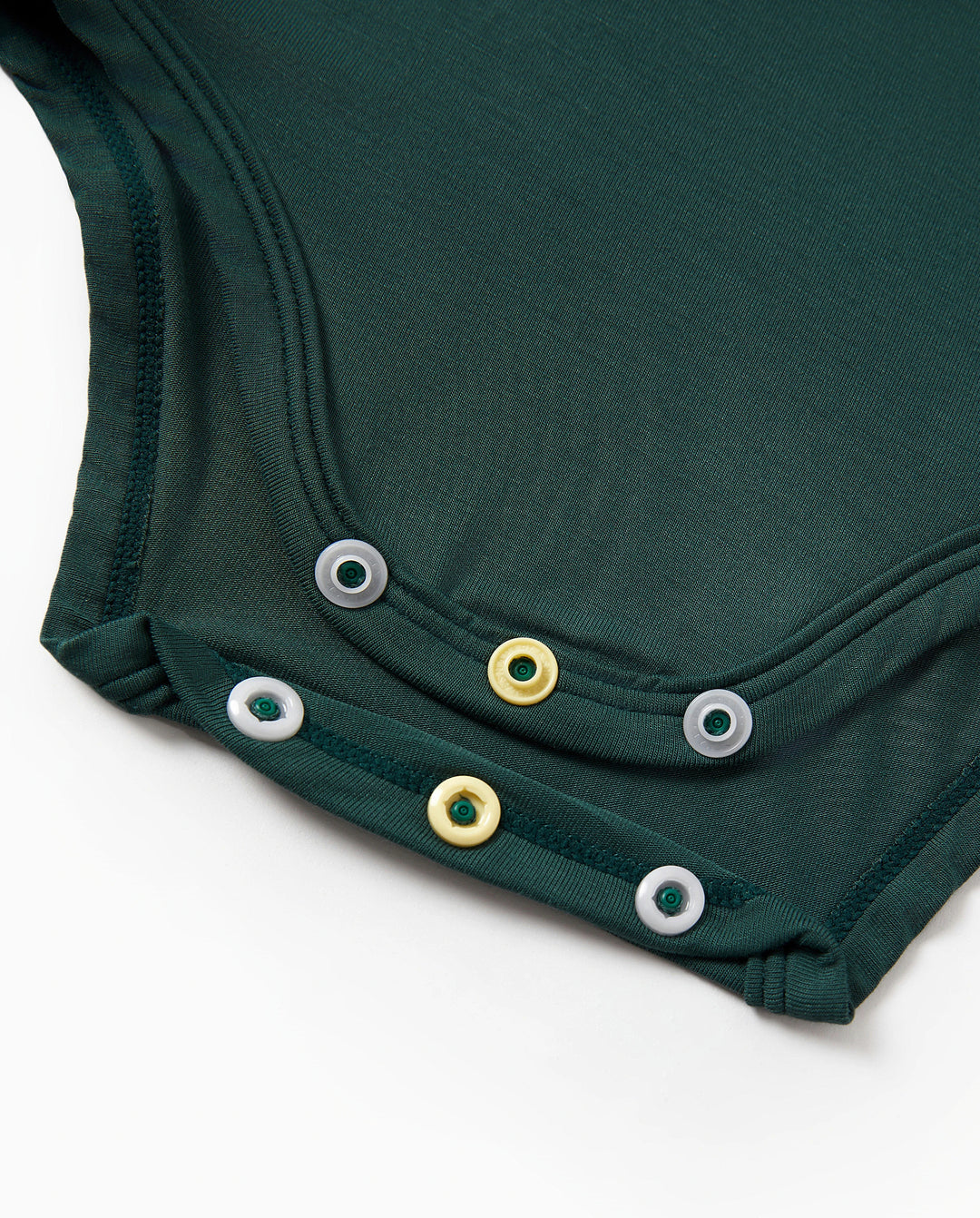 Body en bambou pour bébé Lot de 2 grenouillères à manches longues Flora pour filles bébé Vert