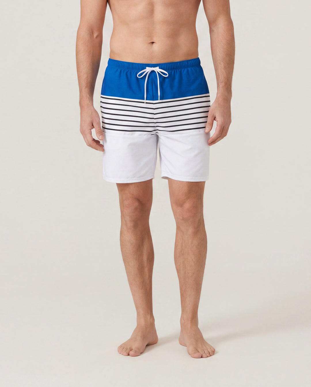 Maillot de bain Papa & Fils Short de bain à cordon bicolore Bloc de couleurs