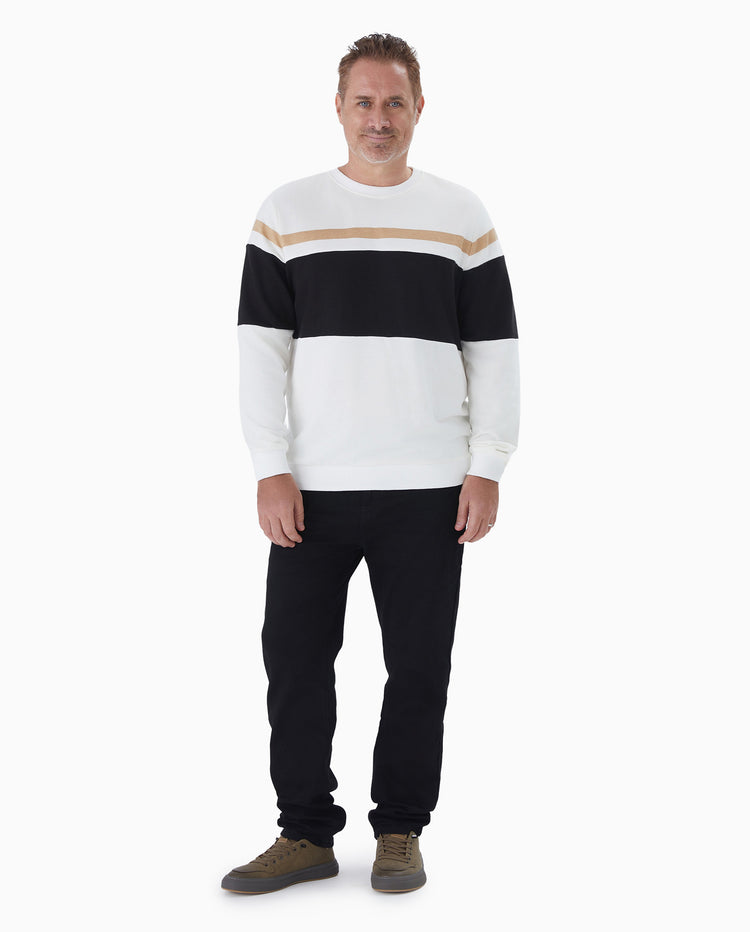 Family Matching Black-Almond Mesh Skirt and Classic Round Neck Long Sleeve Tops Sets Black