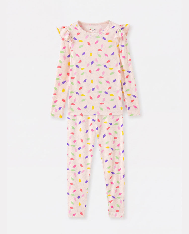 Kleinkind / Kinder Halloween Pyjama mit kindlichem Print (1-teilig eng anliegend) Mehrfarbig