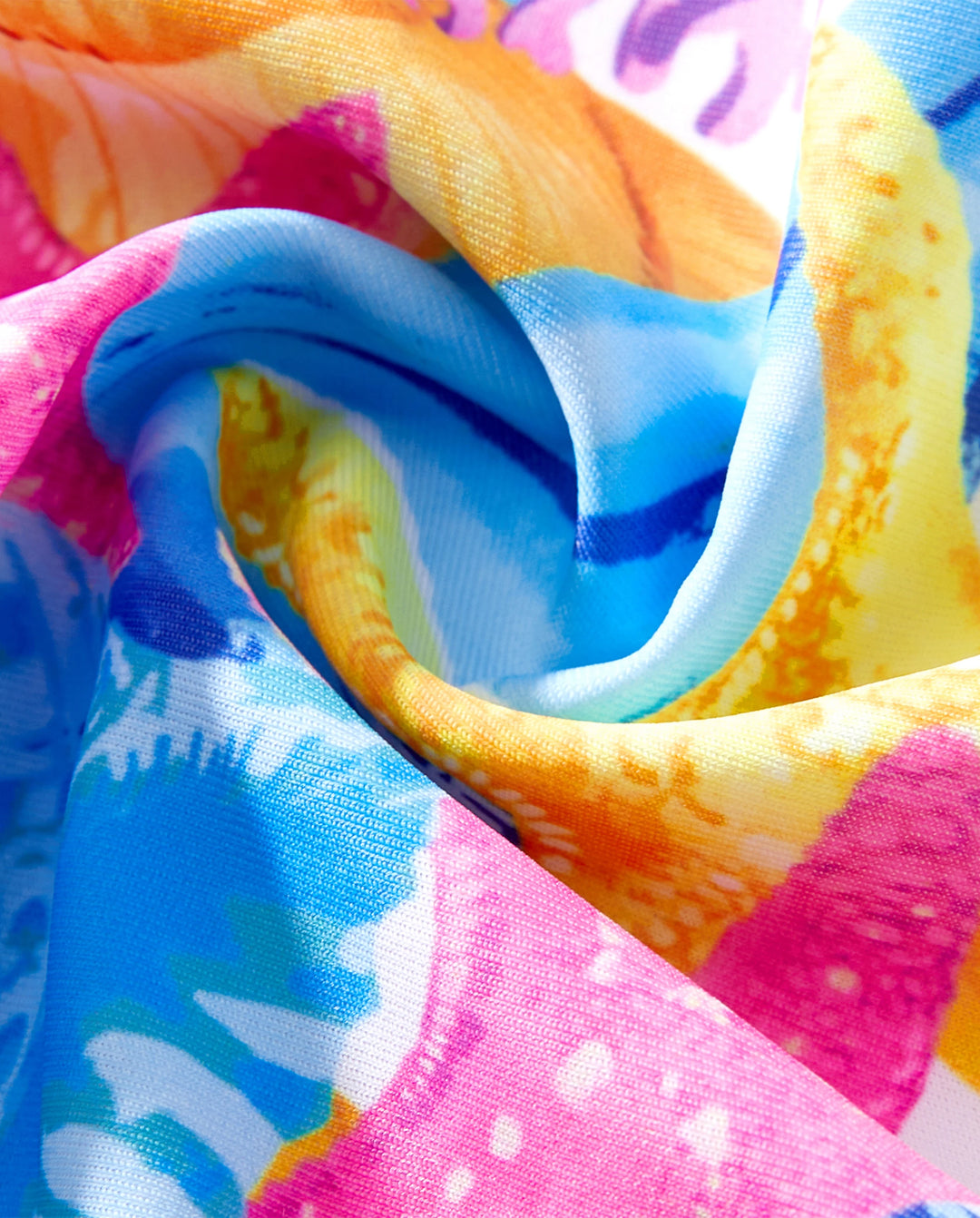 Maillots de bain assortis pour toute la famille à imprimé coquillages & étoiles de mer Maillot une pièce froncé & short de bain Multicolore