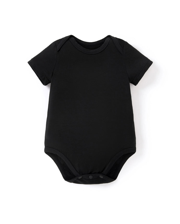Bambus Baby Jungen/Mädchen Casual Strampler schwarz
