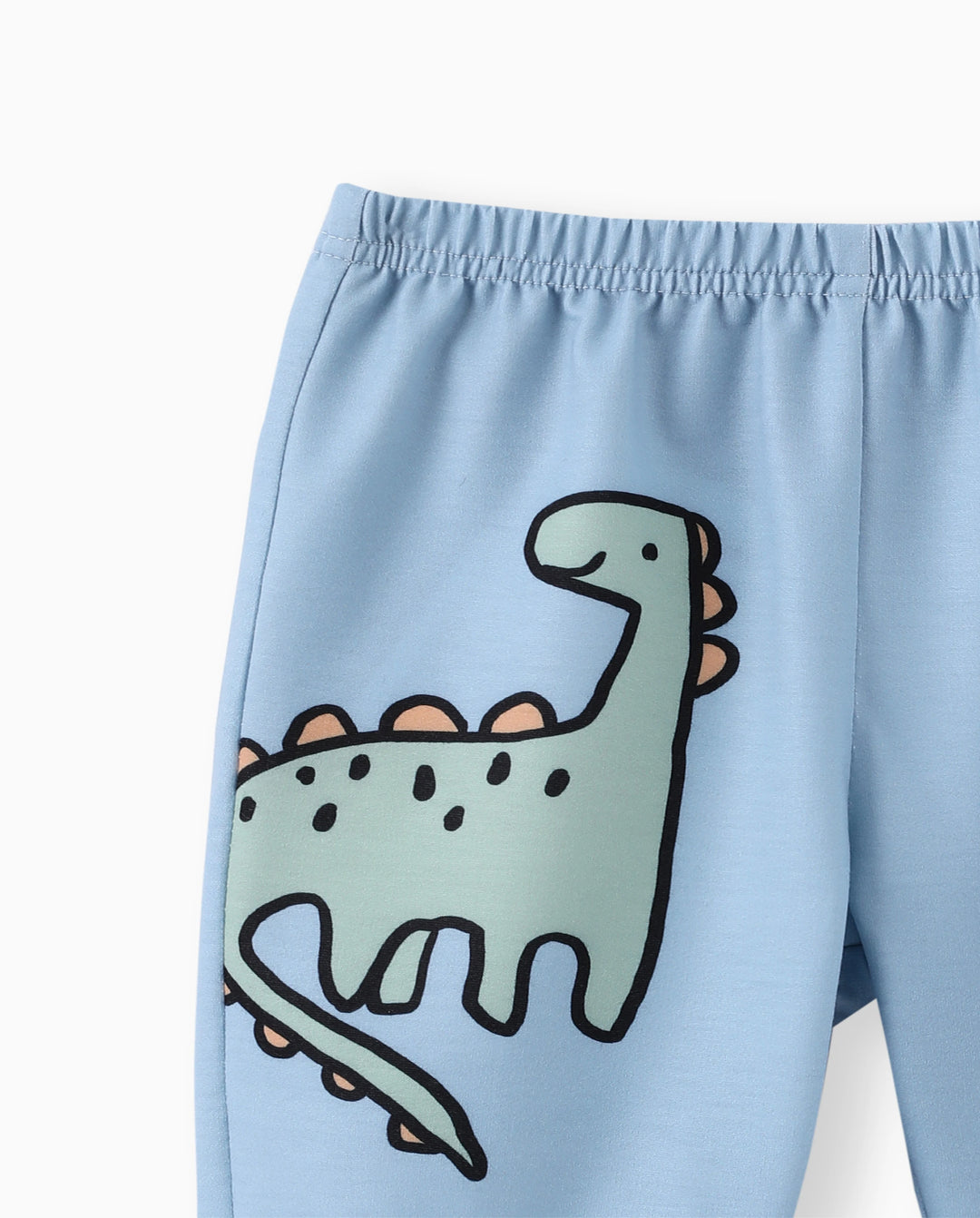 Baby Boy Clothes 2pcs Dinosaur/ Vehicle Print Sweatshirt and Pants Set Blue grey