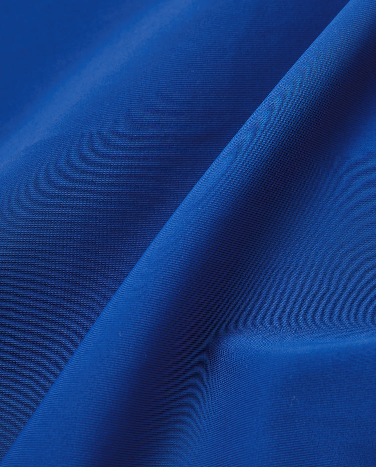 Maillots de bain assortis pour toute la famille à blocs de couleur, robe de bain à une épaule / ensemble short de bain Bleu