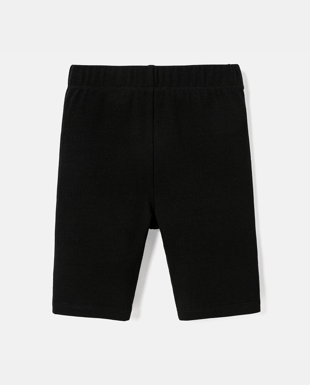 Kleinkind/Kind Mädchen Einfarbige Leggings-Shorts aus Baumwolle schwarz