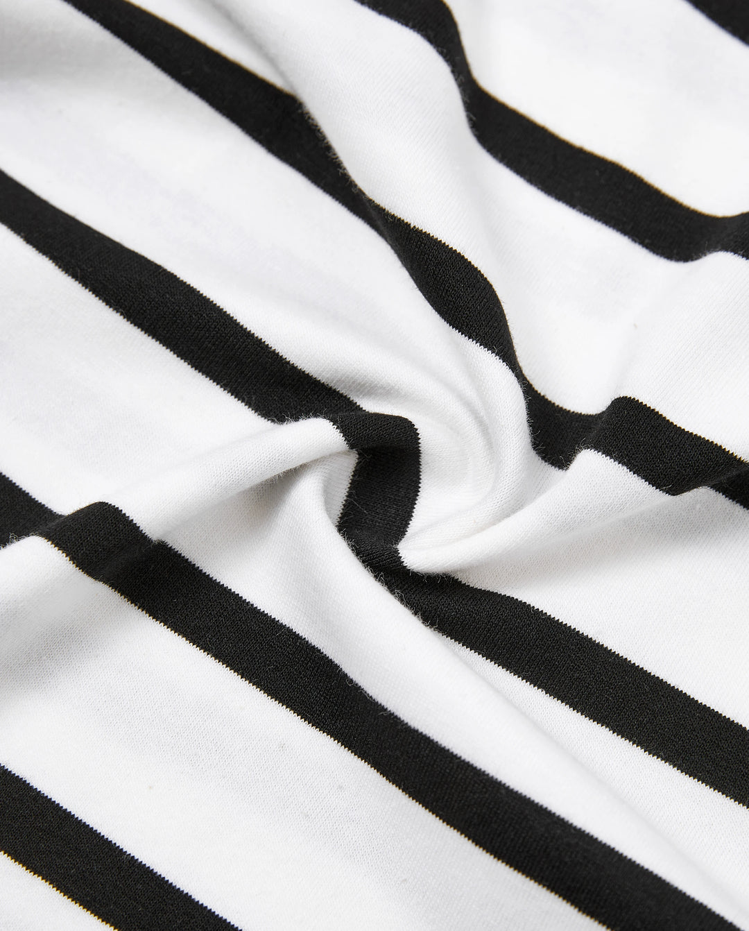 Family Matching Cotton Set Schwarz-weiß gestreiftes T-Shirt oder Träger-Bodycon-Kleid  Schwarz+Weiß