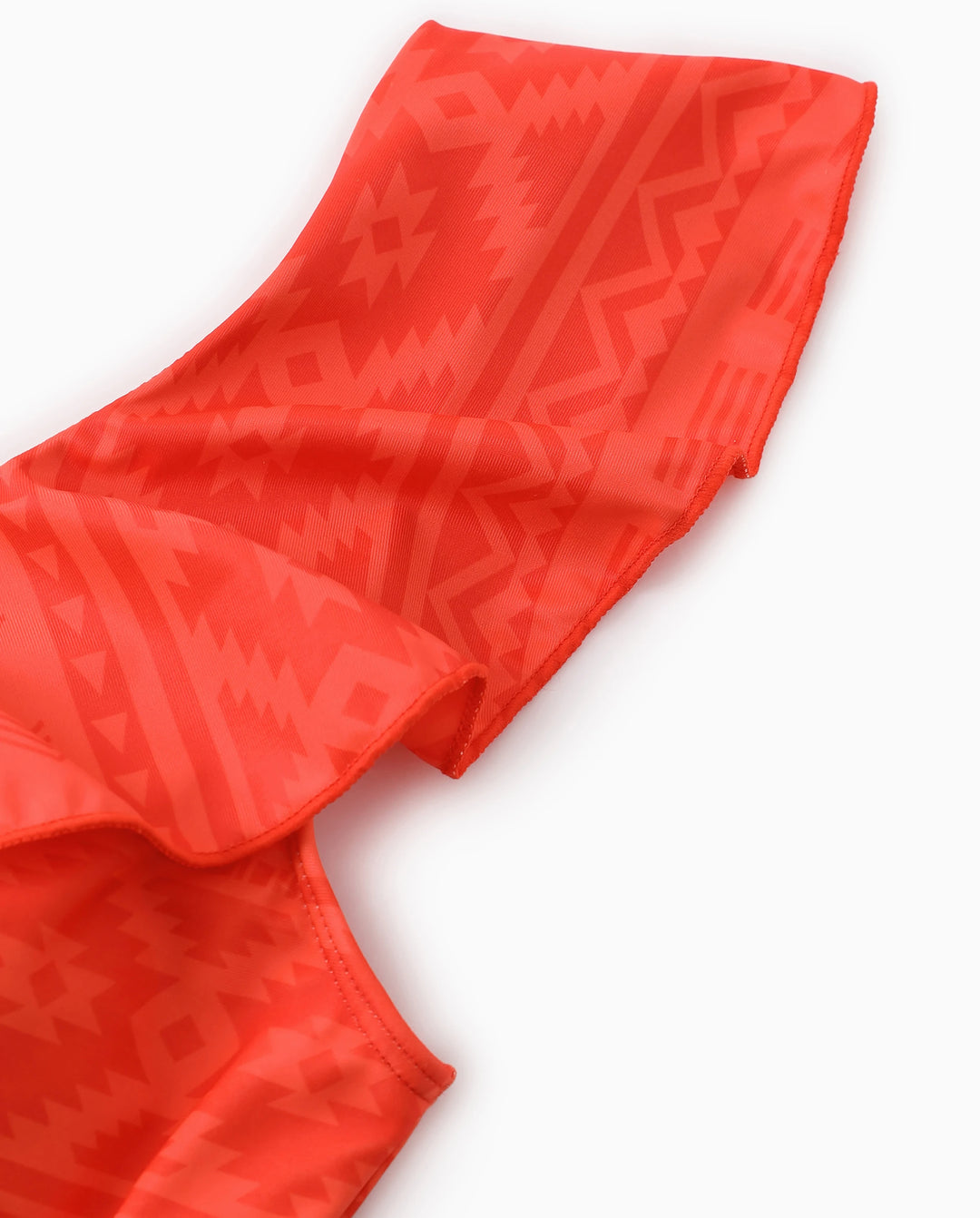 Family Matching Tropical Floral Print Swim Trunk or Ruffle Trim Bikini with Optional Beach Cover-Up Dress Orange