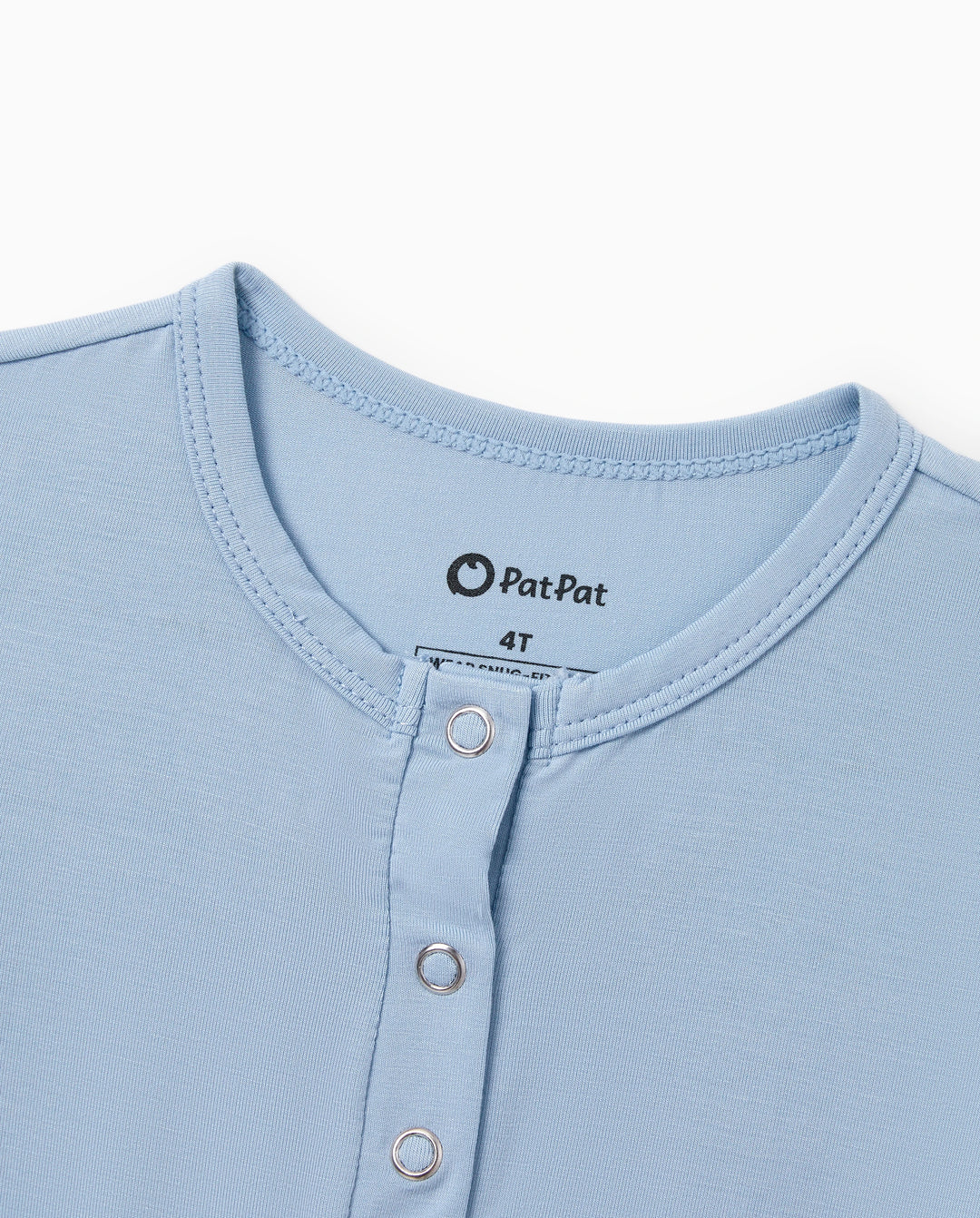 Mommy & me Bamboo Pajamas Soft Bamboo Viscose PJs for Men Women Kids Toddler Baby, Classic Blue Short-sleeve Sleepwear with Button-Down Shirt and Pants Blue grey