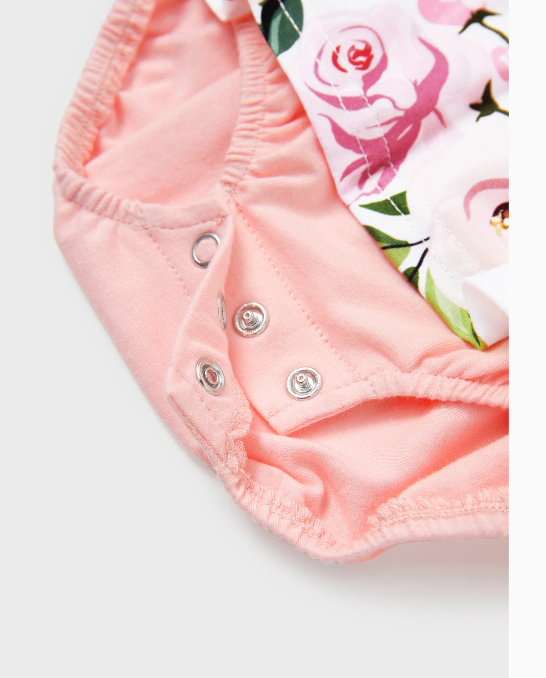 Conjuntos familiares a juego para mamá y yo Vestidos midi sin mangas con estampado floral combinado en rosa y polos de manga corta con bloques de color Rosa