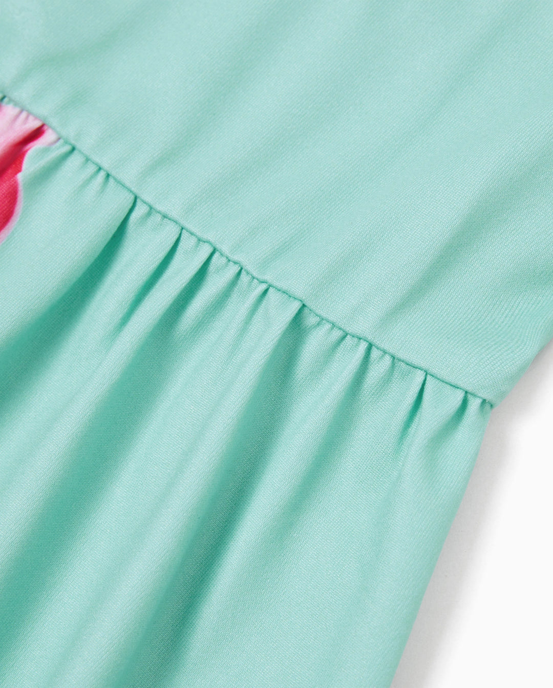 Maman et moi Robes décontractées sans manches à fleurs à bretelles vert clair