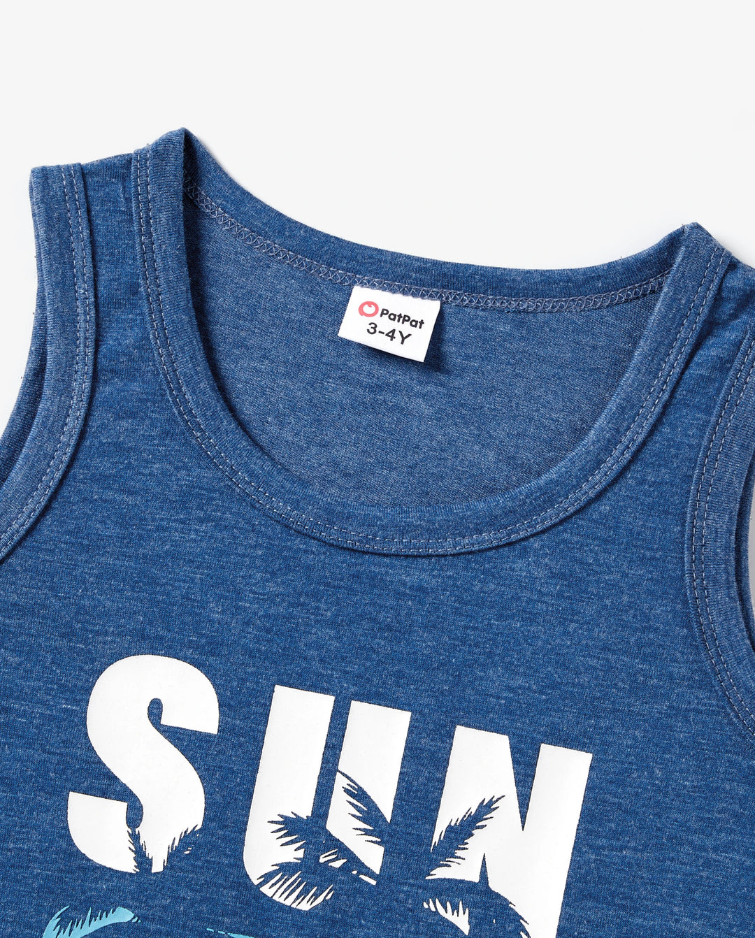 Maman et moi Ensembles Robe débardeur fluide ligne A avec poches Bleu