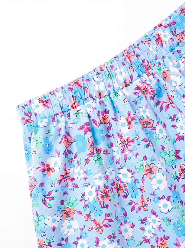 Fresh Market Toddler Girl Top & Skirt Set Blue