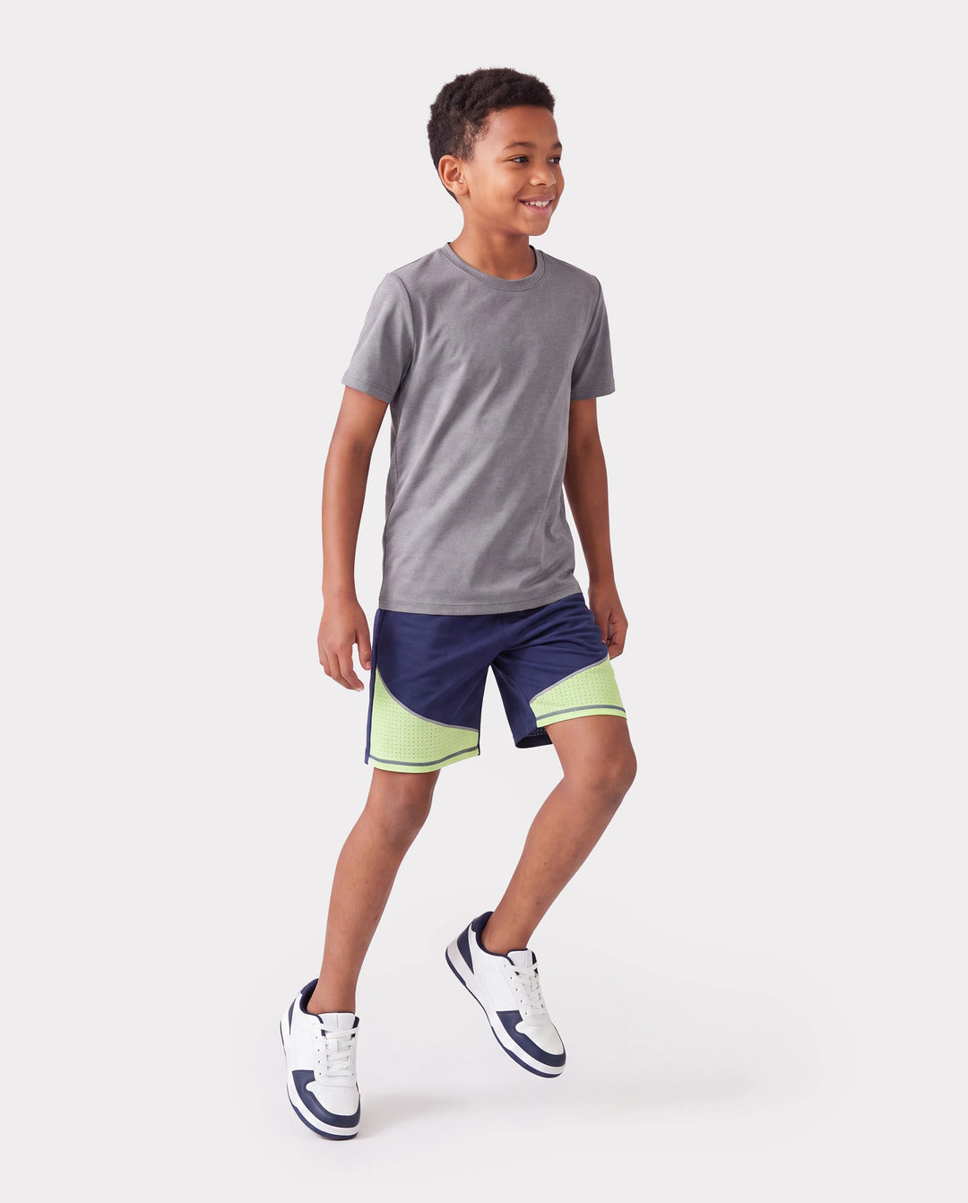 PatPat Rapidair activewear Kid Boy Athletic Quick-Dry Breathable Shorts with Pockets Deep Blue