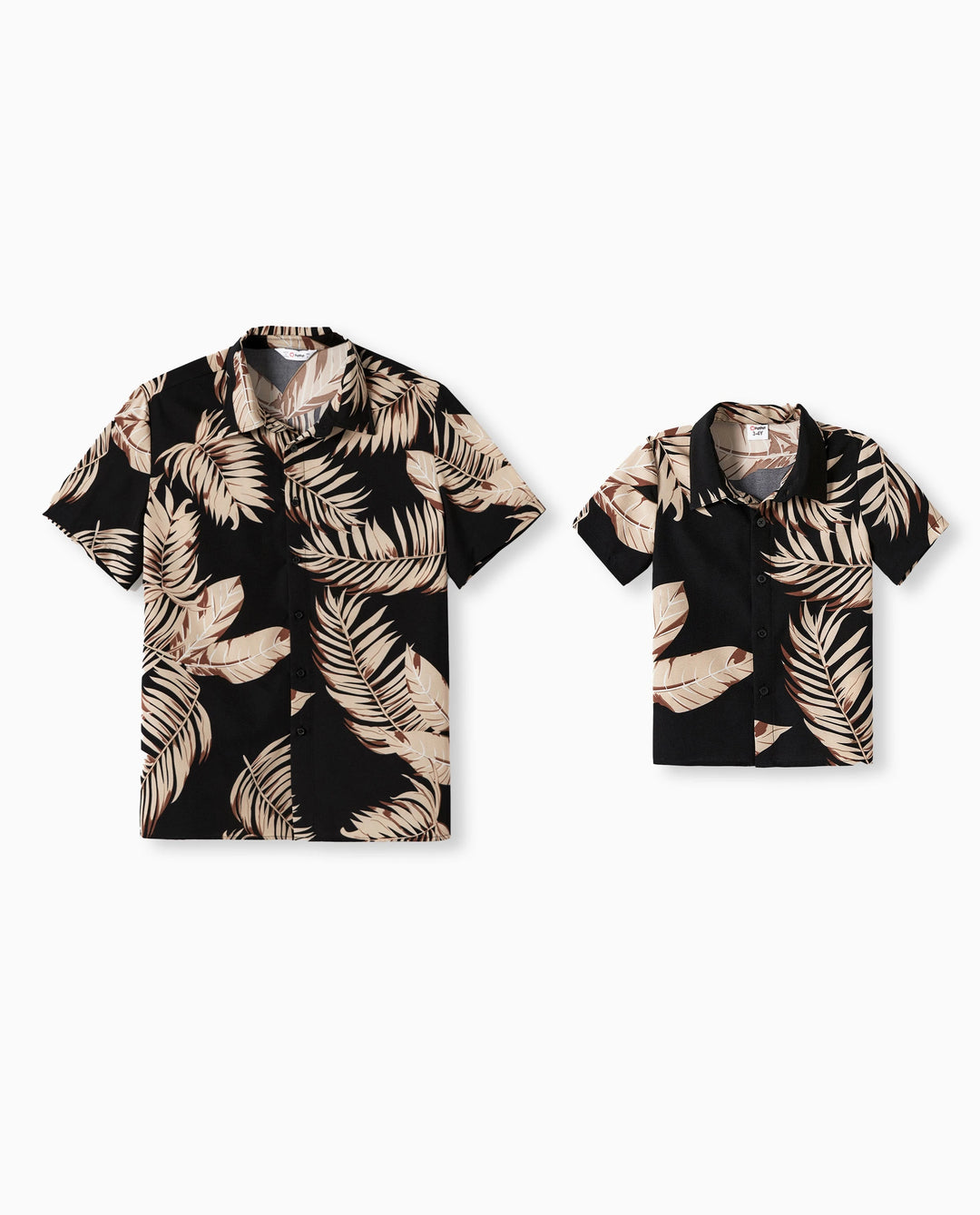 Papa und Ich Familien-Matching einfarbige Blatt ärmellose Halter-Kleider und Kurzarm-Oberteile Sets Schwarz
