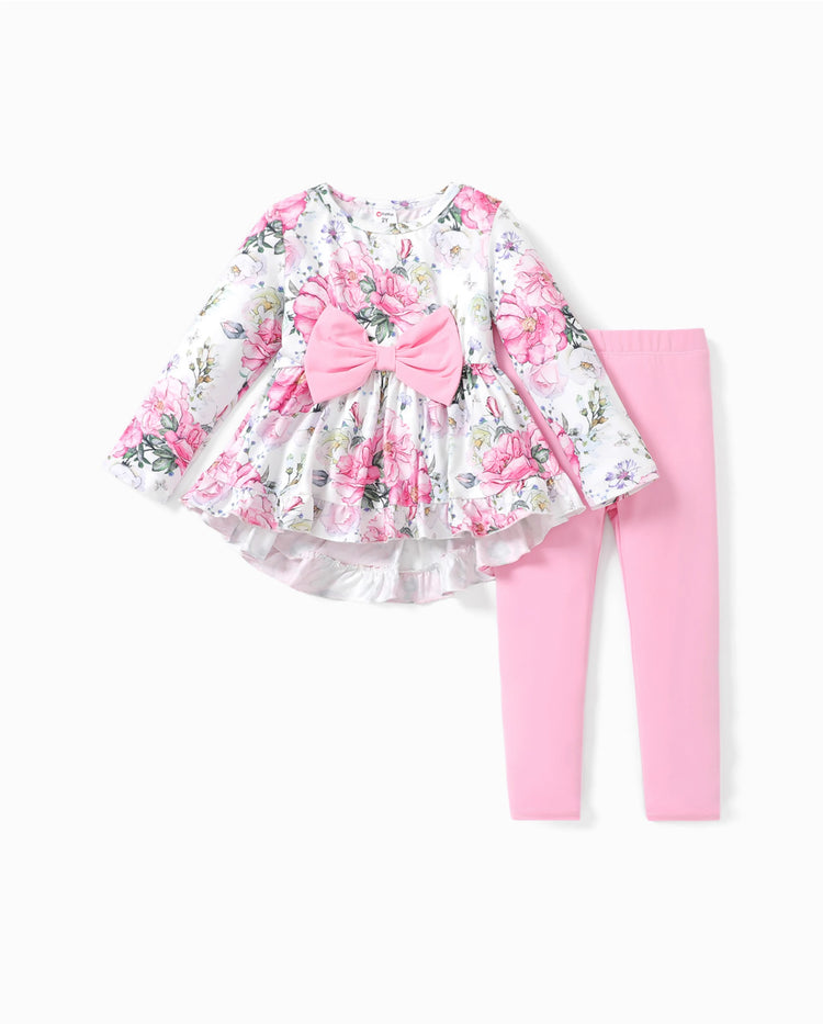 2 STÜCKE Kindliches Kleinkind Mädchen Blume Hyper-Tactile Design Set rosa