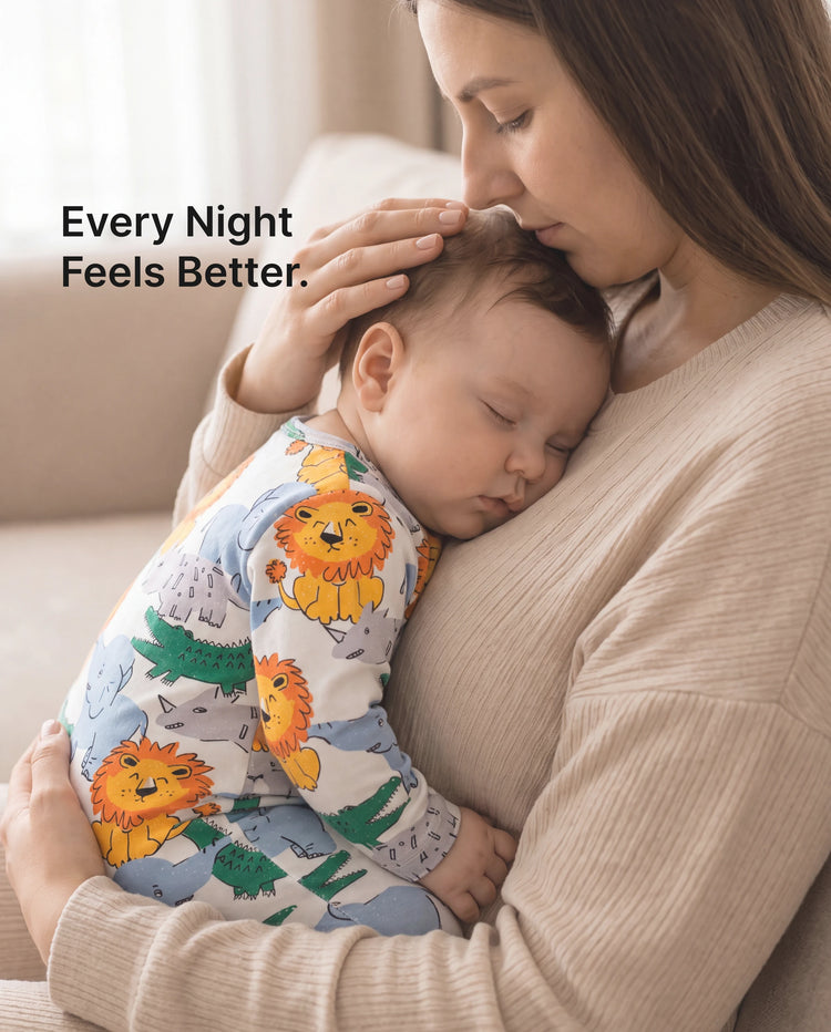 Baby Boy Kindlicher Löwe Knopf Langarm Overall Mehrfarbig