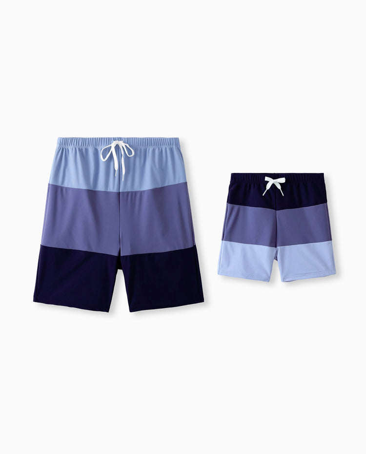 Short de bain à cordon Daddy & Son Multicolore