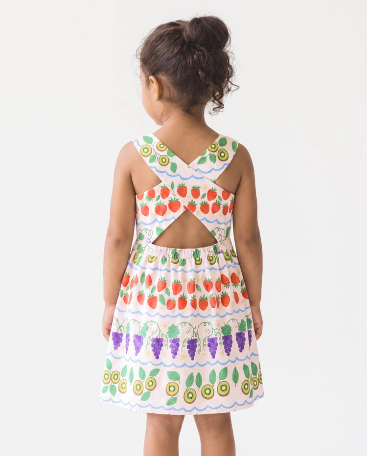 Fresh Market Toddler Girl Fruit Crossback Dress Multi-color