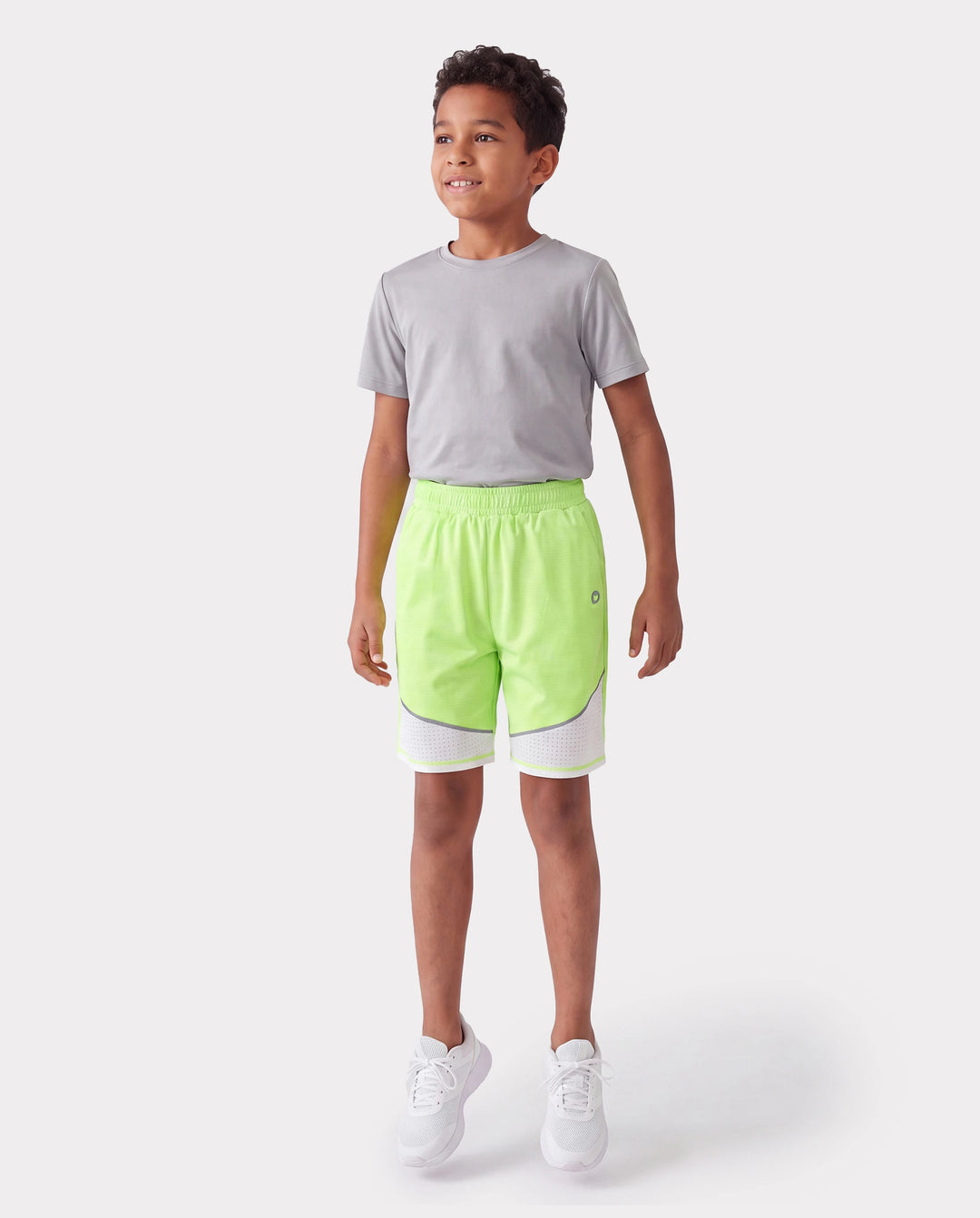 PatPat Rapidair activewear Kid Boy Athletic Quick-Dry Breathable Shorts with Pockets Green