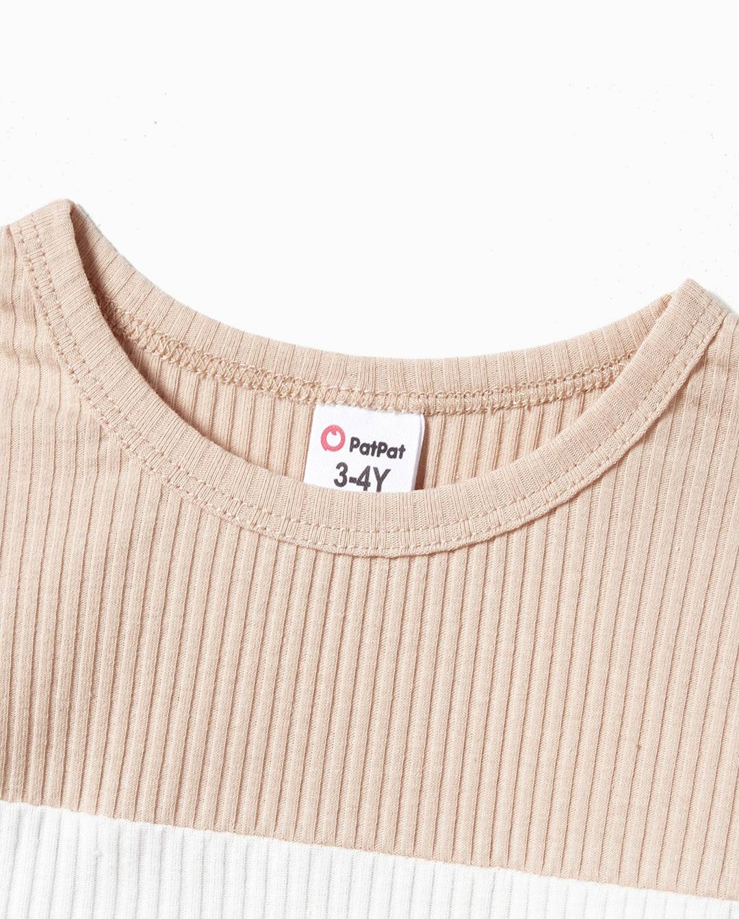 Family Matching Color-Block Knit Long-Sleeved Dresses And Tops Sets Multi-color