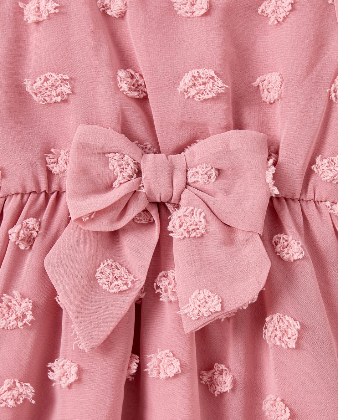 Family Matching Pink Set Solid Colorblock Polo collar Short-sleeve Shirt or Ruffle-sleeve Belted Dress Pink