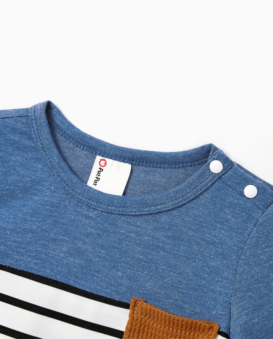 Family Matching Soft Casual Outfit with Below Knee Dresses, Front Buttons, Belted Design Blue