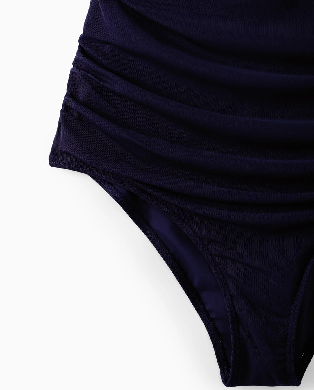 Family Matching Drawstring Swim Trunks or Ruched Bow Tie Cut Out Mesh Ruffle Strap One-Piece Swimsuit (Quick-Dry) MultiColour