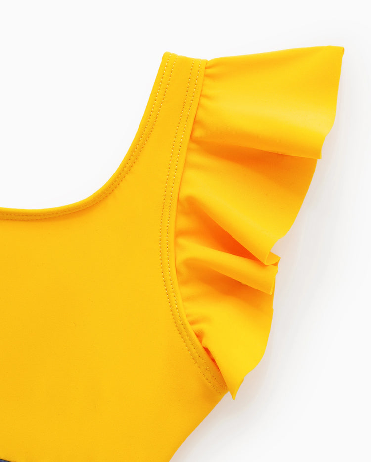 Family Matching Stripe & Colorblock Spliced One Piece Swimsuit or Swim Trunks Shorts ColorBlock