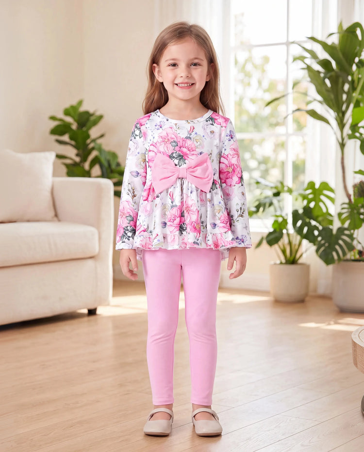 2 STÜCKE Kindliches Kleinkind Mädchen Blume Hyper-Tactile Design Set rosa