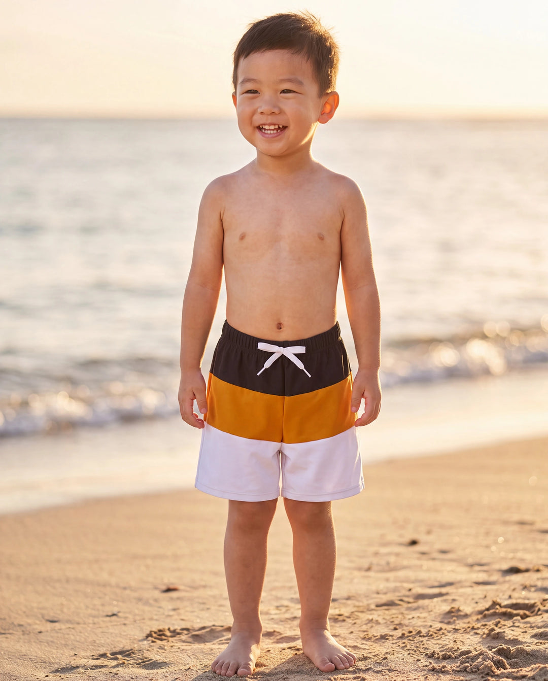 Toddler Boy Colorblock Swim Trunks Shorts Multi-color