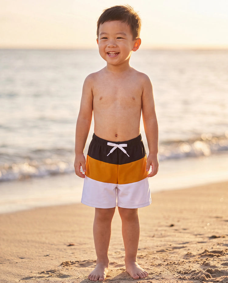 Toddler Boy Colorblock Swim Trunks Shorts Multi-color