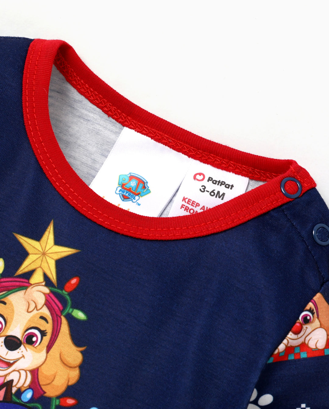 PAW Patrol Weihnachtsfamilienpassend Allover Druck Langarm Schlafanzug-Sets mit Weihnachtssocken