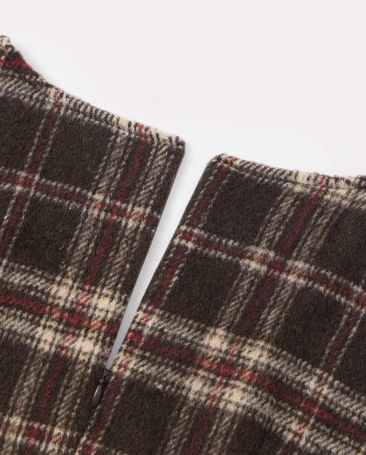 Matching Family Vintage Brown Plaid Outfits