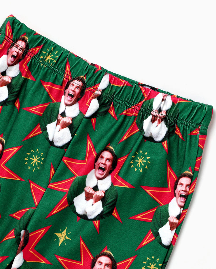 Ensemble pyjama de Noël assorti avec personnages ELF et chaussettes de Noël