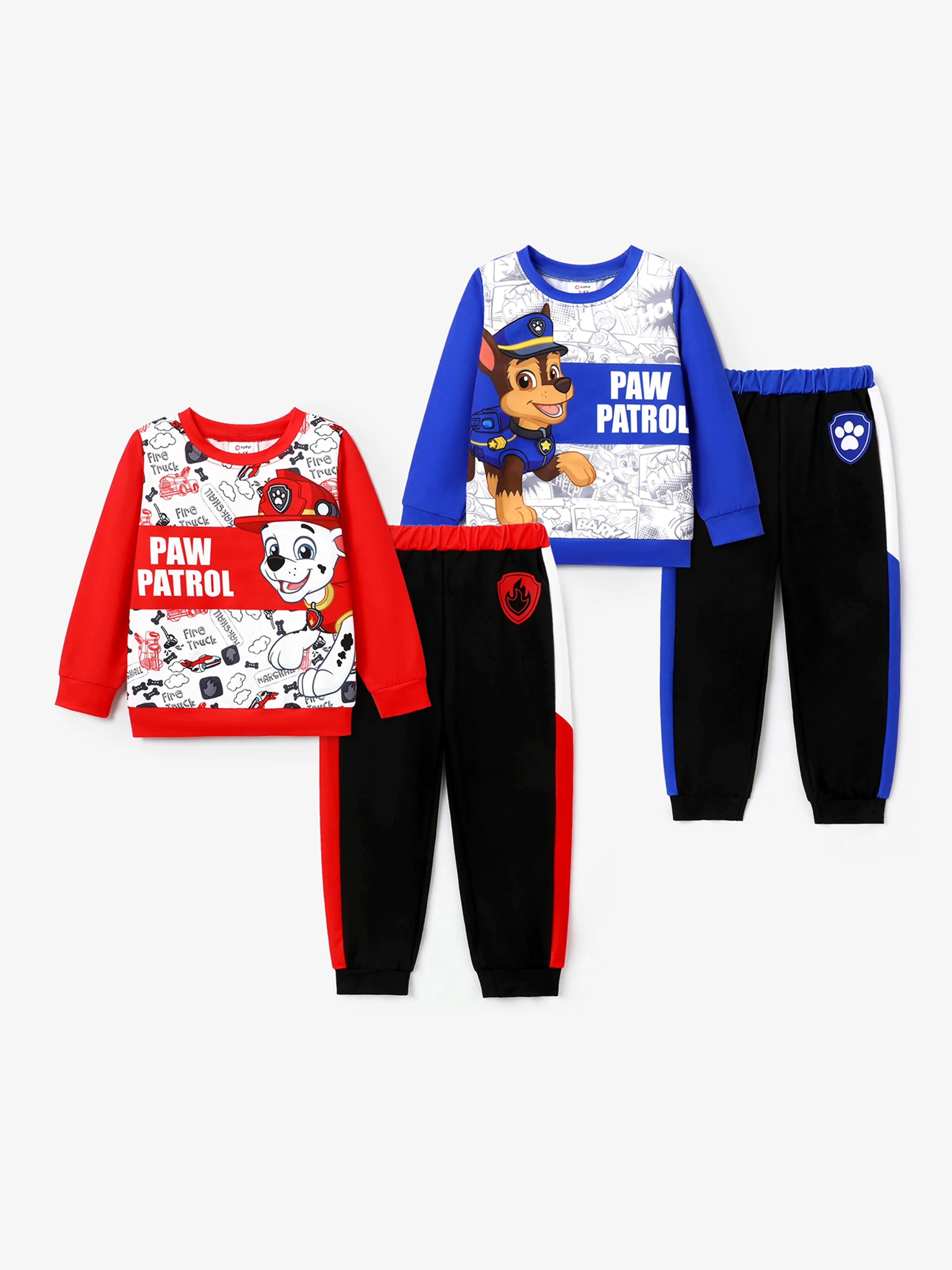 Patrol Chase Vestuario Paw Patrol Conjunto De Sudadera Y Pantalón