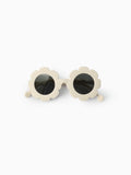 Polarized Sunflower Toddler Sunglasses Silicone Beige