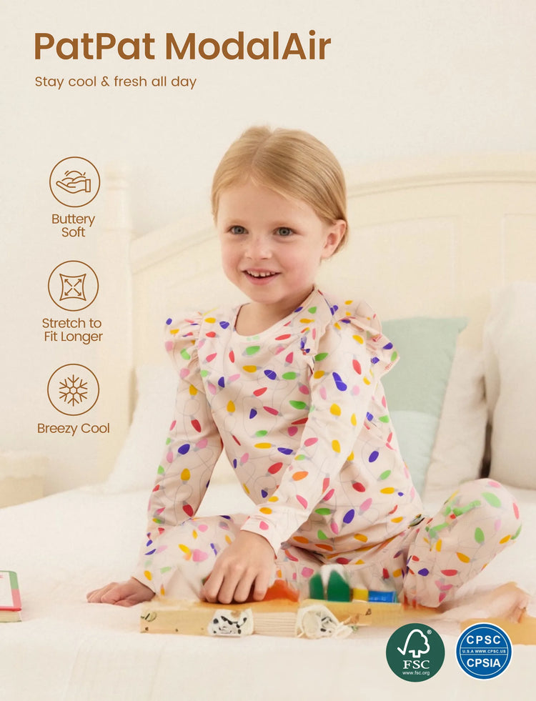 Pijama de Halloween para niños pequeños/niños con estampado infantil (1 pieza, ajustado) multicolor