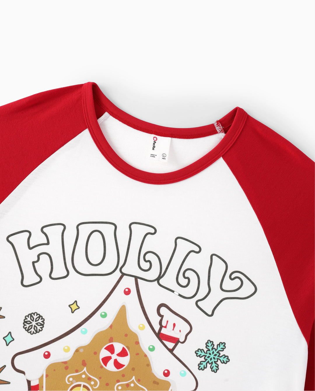 Christmas Matching Family Pajamas Gingerbread House & Xmas Tree Print