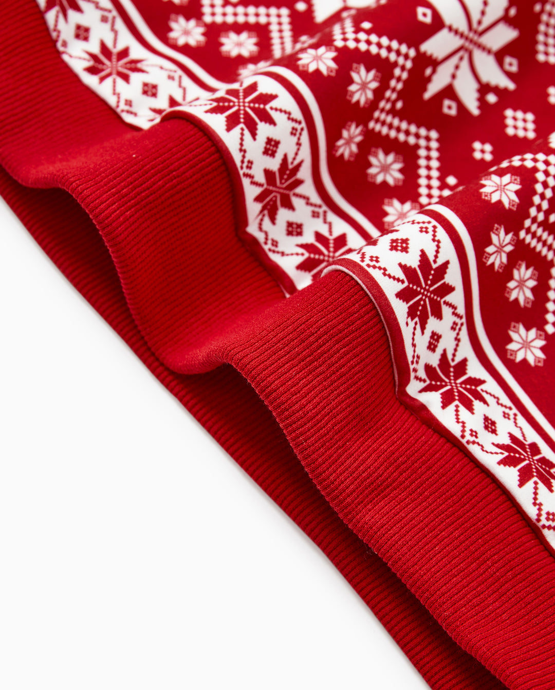 Camisetas de manga larga con estampado navideño familiar a juego con temática de festival, color rojo