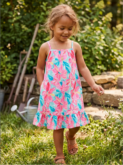 Fresh Market Toddler Girl Ruffle Dress flowers