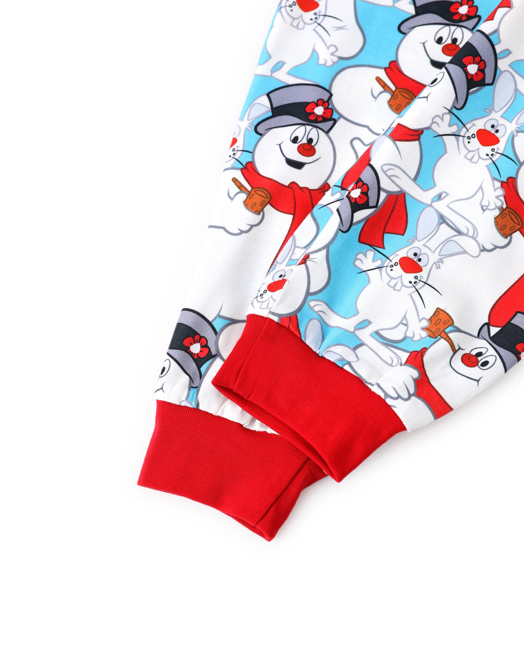 Frosty der Schneemann Weihnachtsmann Muster Schlafanzug-Sets mit Weihnachtssocken