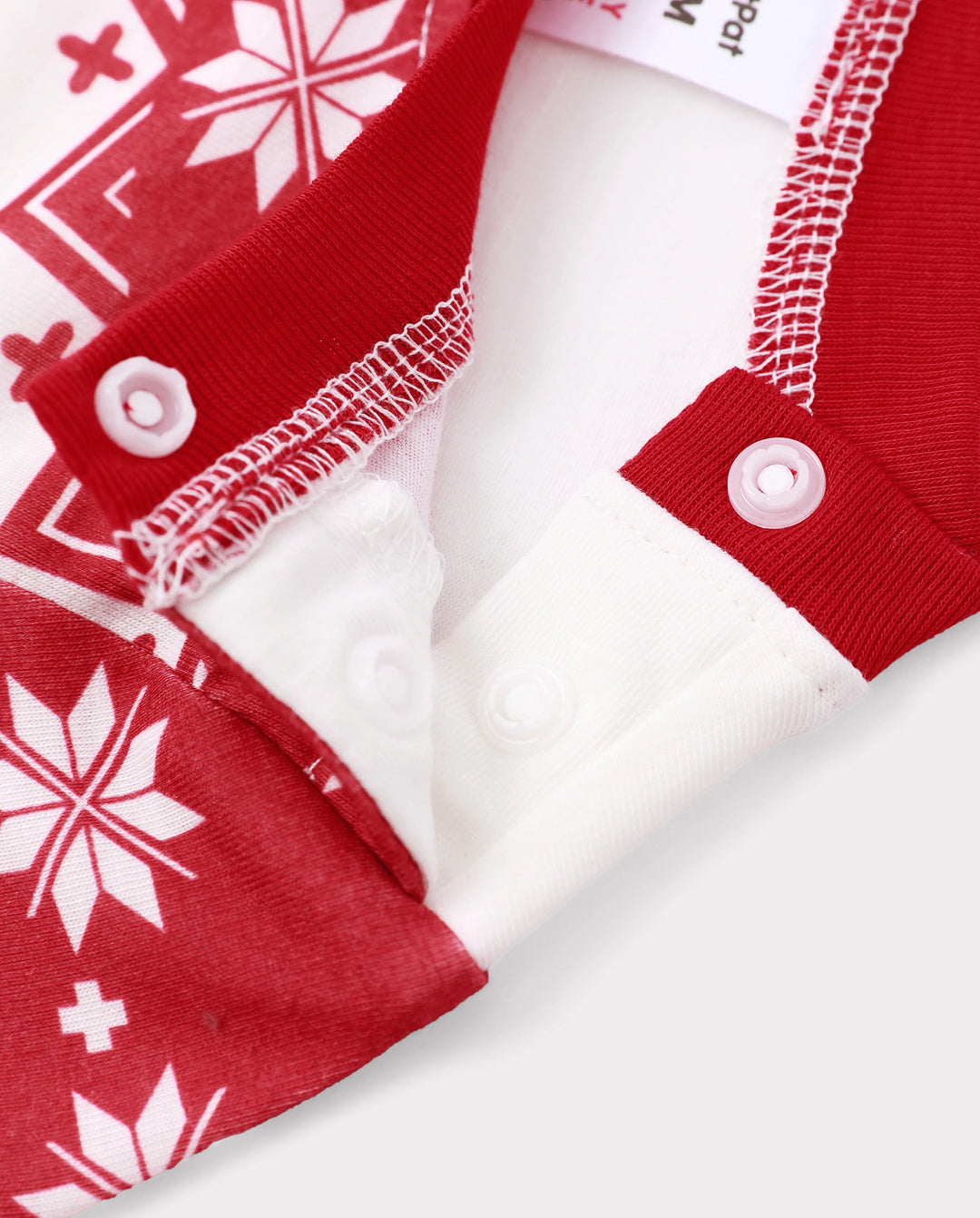 Christmas Reindeer and Snowflake Print Family Matching Pajamas Sets with Christmas Socks Red