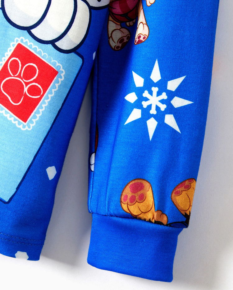 PAW Patrol Christmas Family Matching Chase and Marshall Pajamas Sets with Christmas Socks