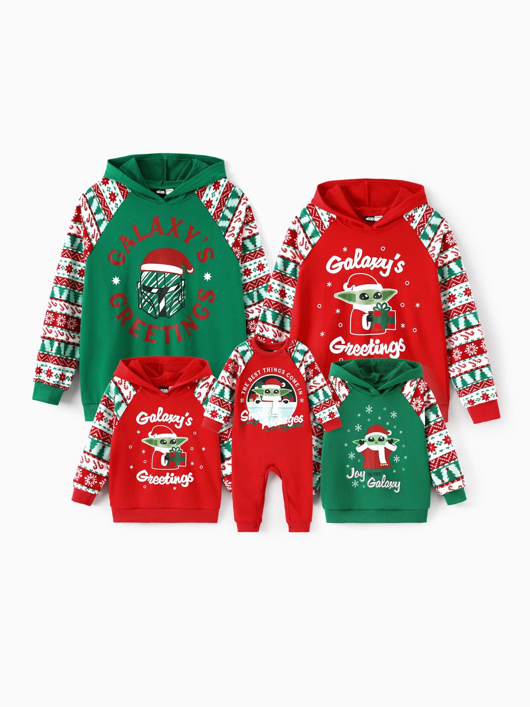 Sweat-shirt de Noël familial assorti en coton multicolore Star Wars